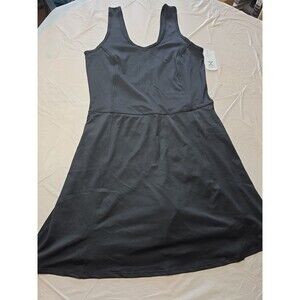 NWT Xersion Quick-Dri One Piece Black Romper Dress Large Tall MSRP $60